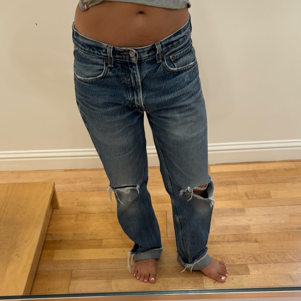 Levi's Women's Blue Straight Jeans vintage